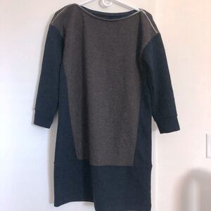 Madewell Sweater Dress w/ Unique Zipper Detail